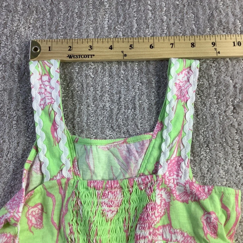 Lilly Pulitzer Girls Mini Pollie Midi Dress Pistachio Macaron Size M 6/7 NWT